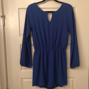 Royal Blue Everly Romper